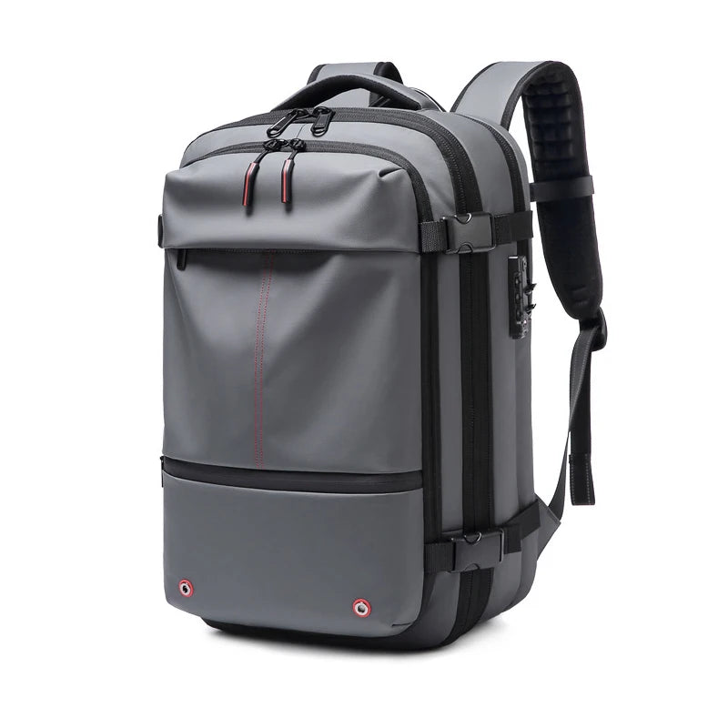 Travel Men 17 inch Laptop Backpack vacuum compression Backpack Business Large Capacity school Backpack expand outdoor backpack Trekker Essentials