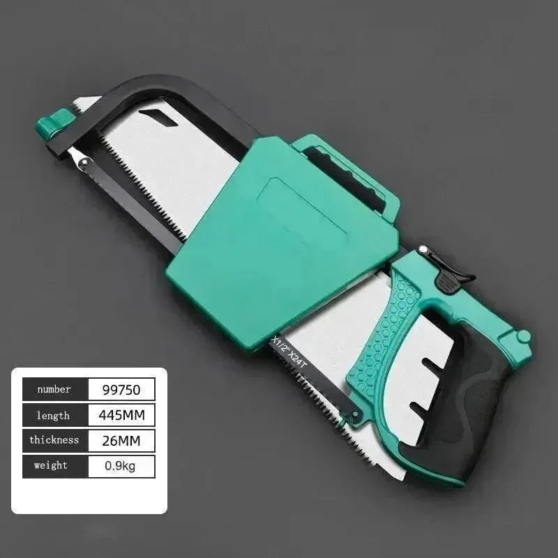 3-in-1 Multi-Function Hand Saw: Tackle Woodworking Projects with One Convenient Tool - Trekker Essentials