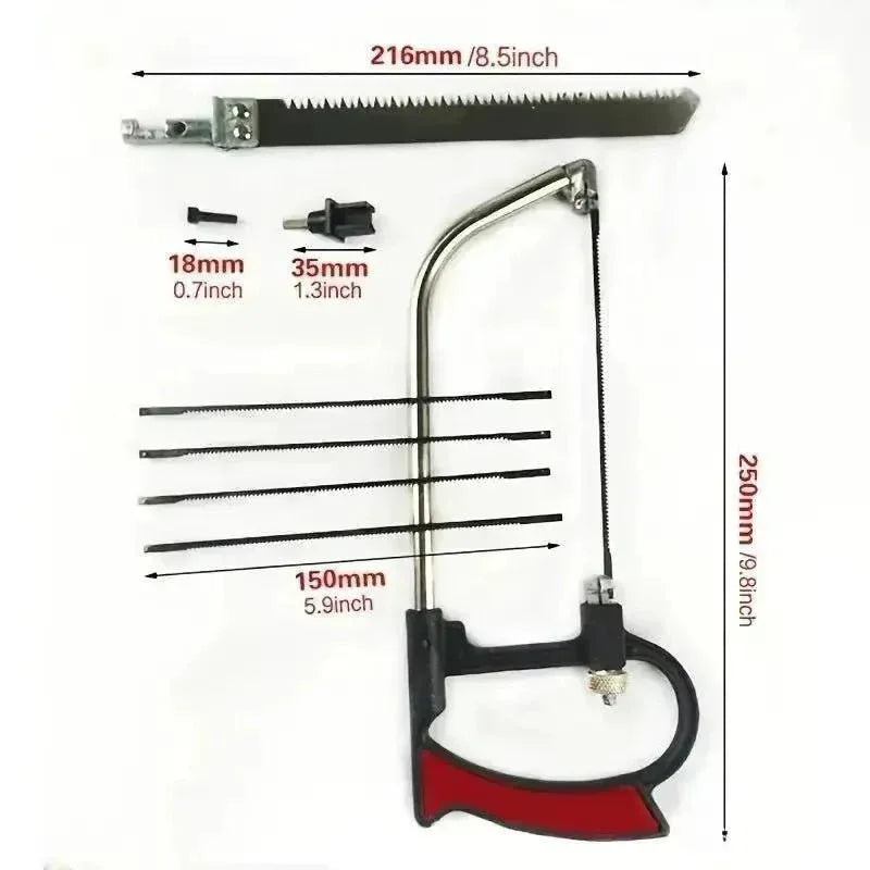 8-in-1 Multi-Purpose Hand Saw Kit: Conquer Diverse Cutting Challenges with Ease - Trekker Essentials