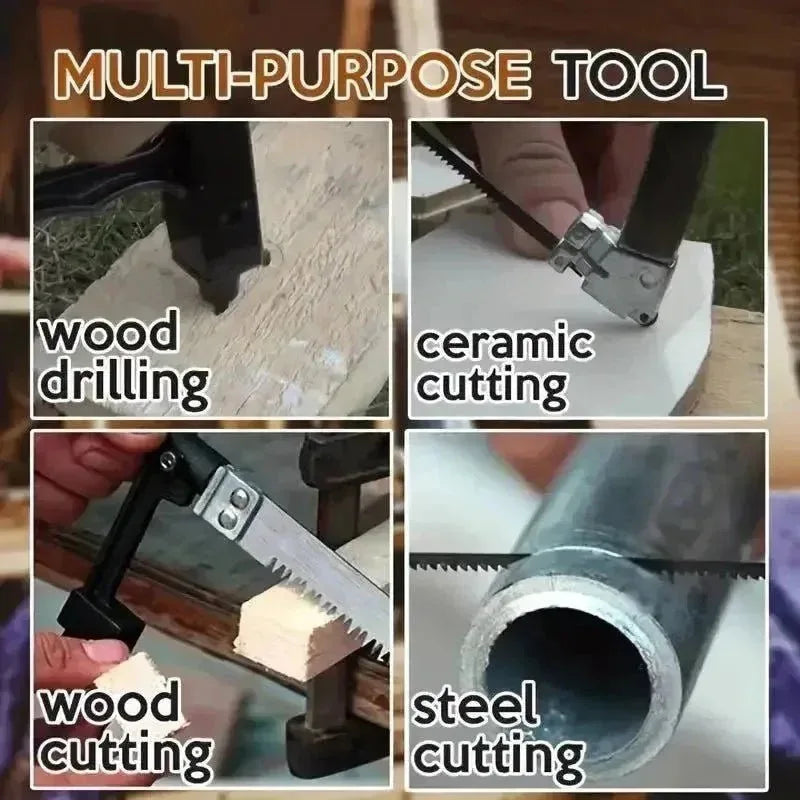 8-in-1 Multi-Purpose Hand Saw Kit: Conquer Diverse Cutting Challenges with Ease - Trekker Essentials