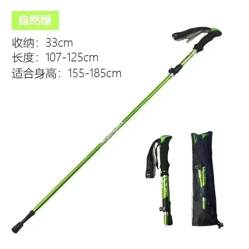 Adjustable 5-Section Trekking Pole: Enhance Stability and Comfort on Every Terrain - Trekker Essentials