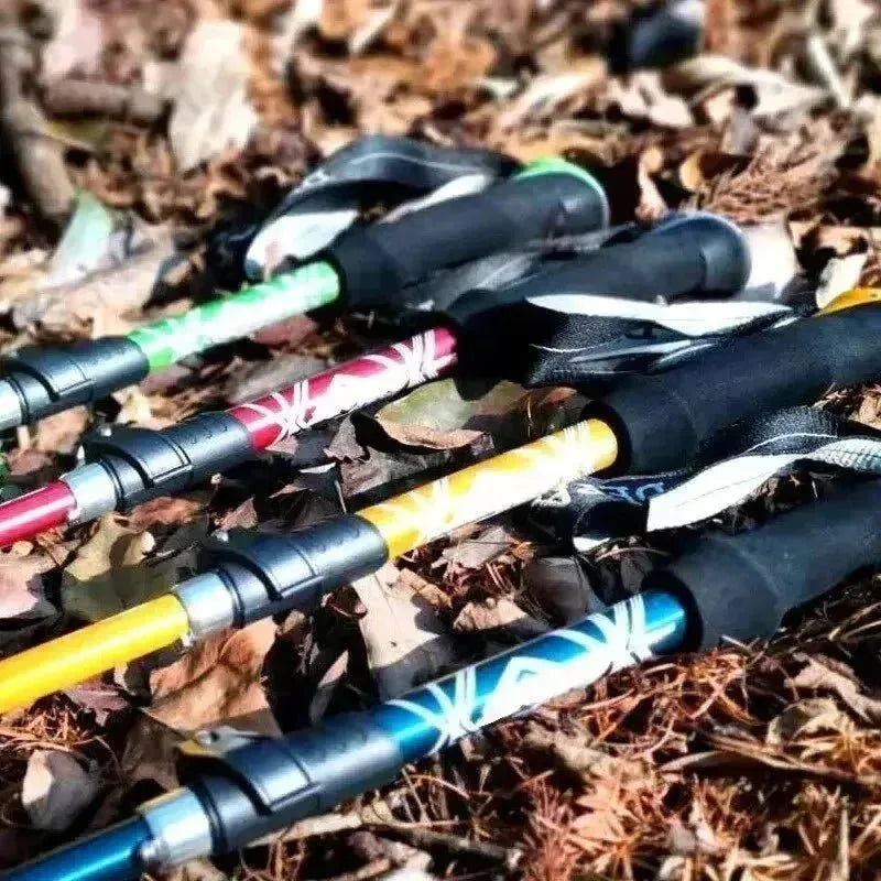 Adjustable 5-Section Trekking Pole: Enhance Stability and Comfort on Every Terrain - Trekker Essentials