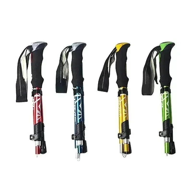 Adjustable 5-Section Trekking Pole: Enhance Stability and Comfort on Every Terrain - Trekker Essentials