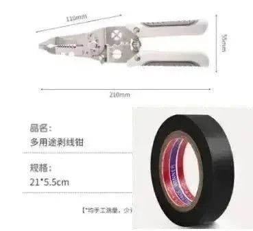 Multi-functional Electrician Wire Stripping and Crimping Tool Set - Durable Hardware Tools - Trekker Essentials