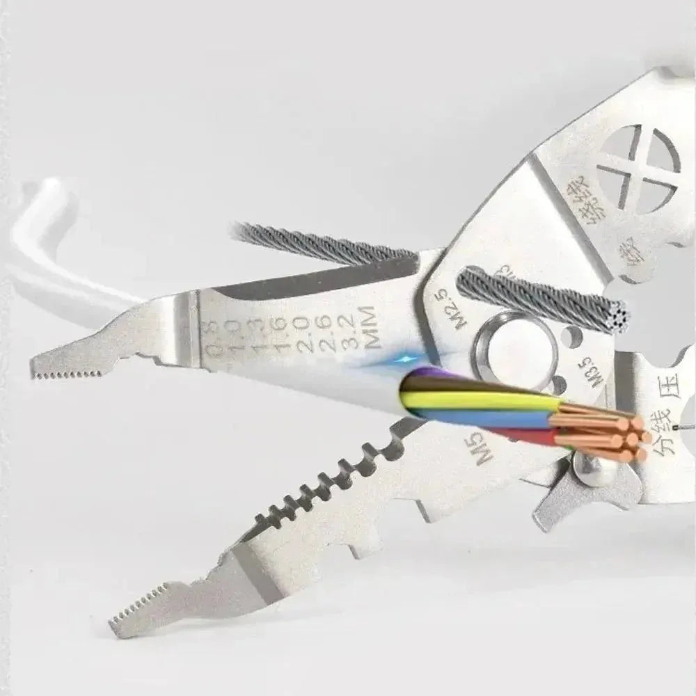 Multi-functional Electrician Wire Stripping and Crimping Tool Set - Durable Hardware Tools - Trekker Essentials