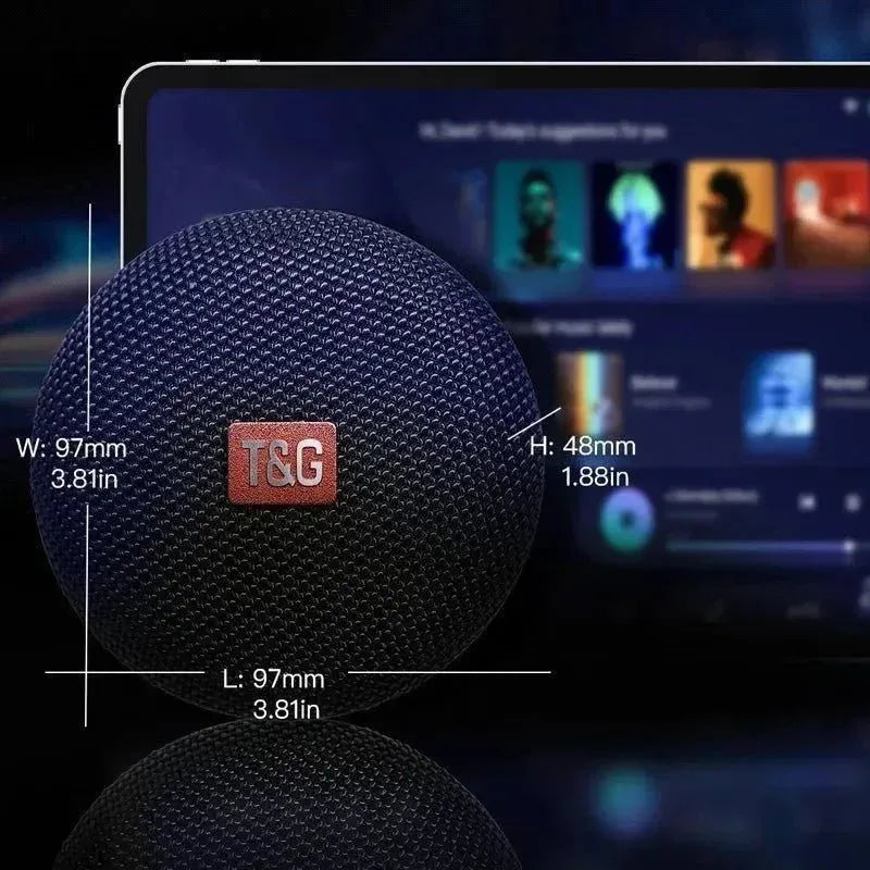 Waterproof Outdoor Portable Bluetooth Speaker - Stereo Sound Mode, TWS Support, Christmas Party Gift - Trekker Essentials