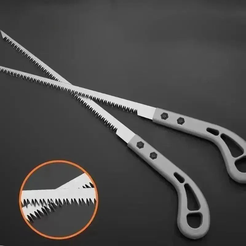 Woodworking Saw for Home DIY and Wall Panel Bending - Steel Handsaw with Wooden Handle - Trekker Essentials