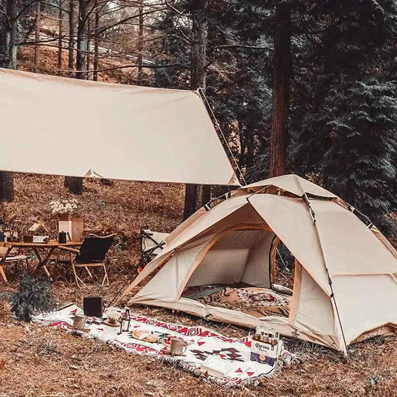 1-2 Person Fully Automatic Rainproof Sunscreen Camping Tent - Trekker Essentials