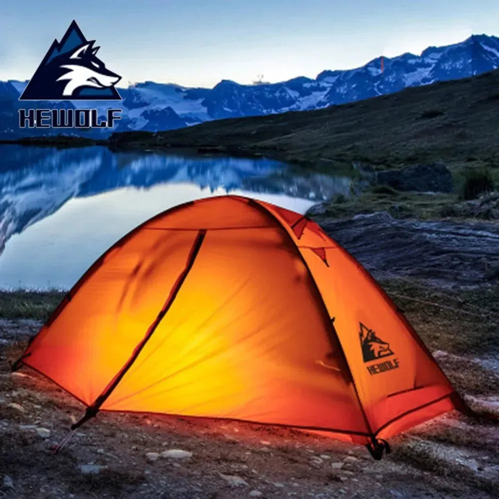 1-Person Ultralight Camping Tent - Double Layer, Waterproof with Floor Mat - Trekker Essentials