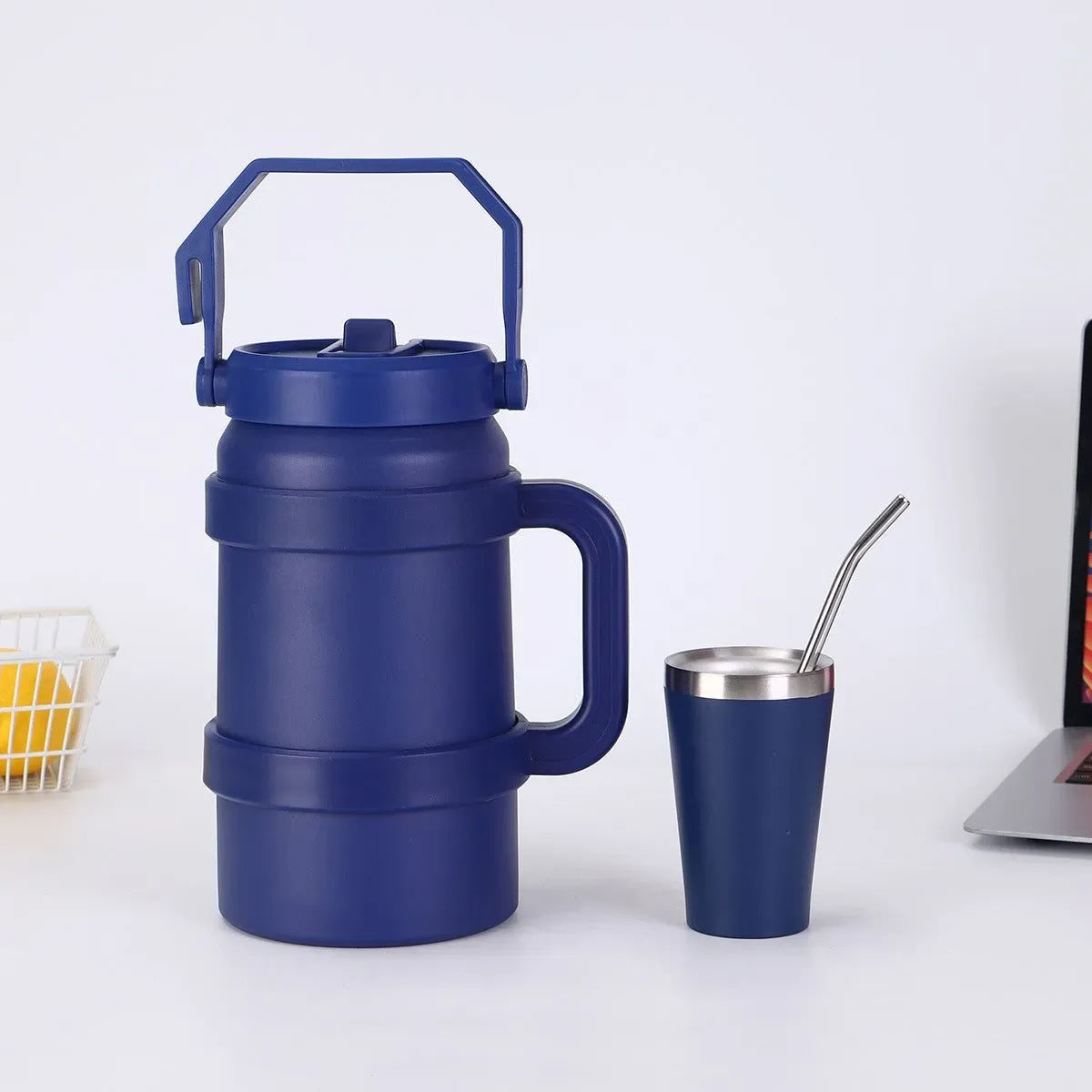 1.2L/1.9L Stainless Steel Thermal Tumbler | 48-Hour Vacuum Insulated Sports Water Bottle for Outdoor Use - Trekker Essentials