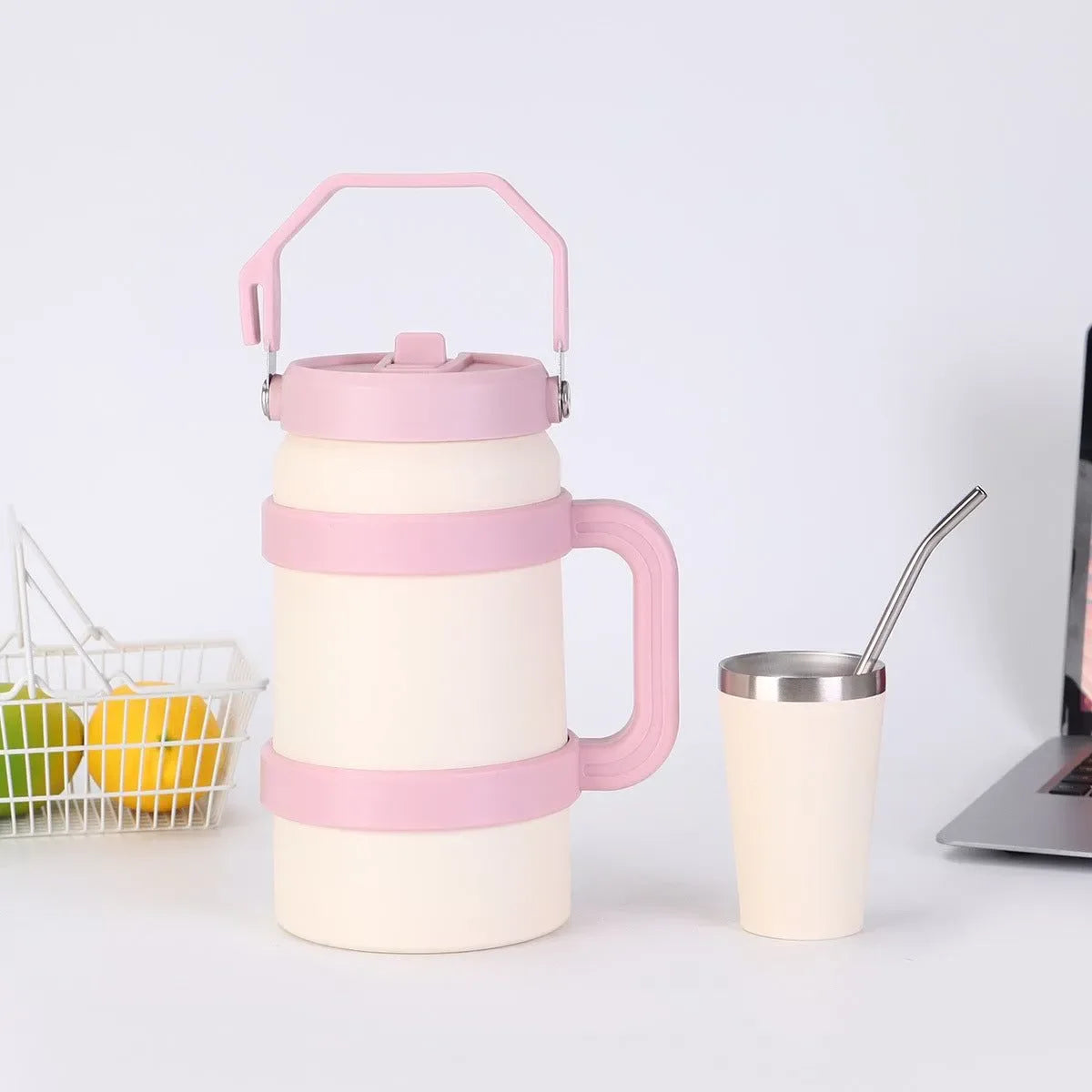 1.2L/1.9L Stainless Steel Thermal Tumbler | 48-Hour Vacuum Insulated Sports Water Bottle for Outdoor Use - Trekker Essentials