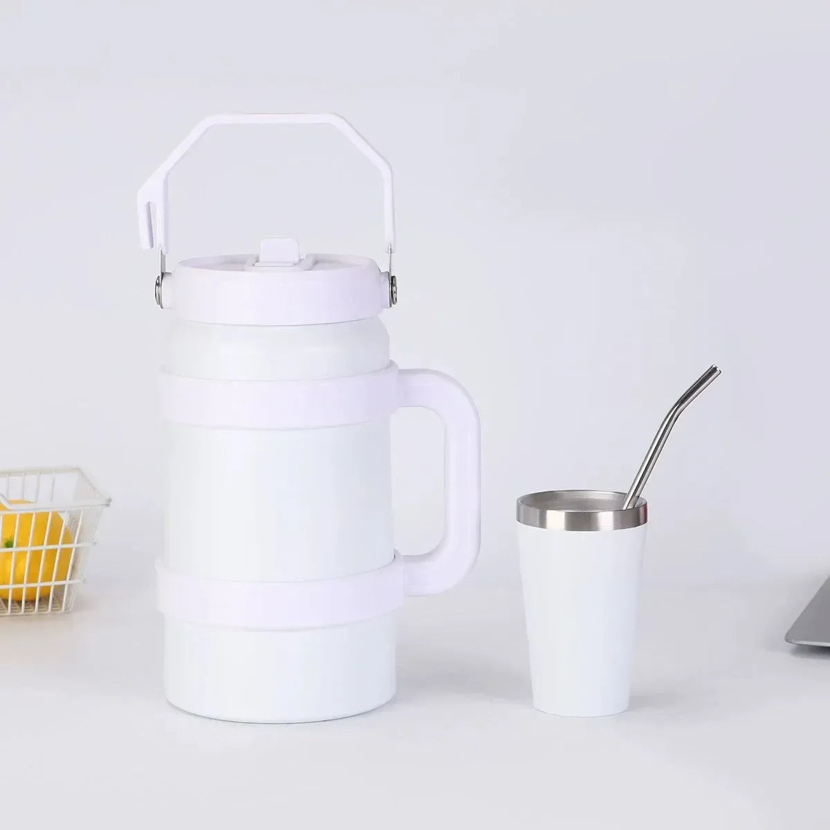 1.2L/1.9L Stainless Steel Thermal Tumbler | 48-Hour Vacuum Insulated Sports Water Bottle for Outdoor Use - Trekker Essentials