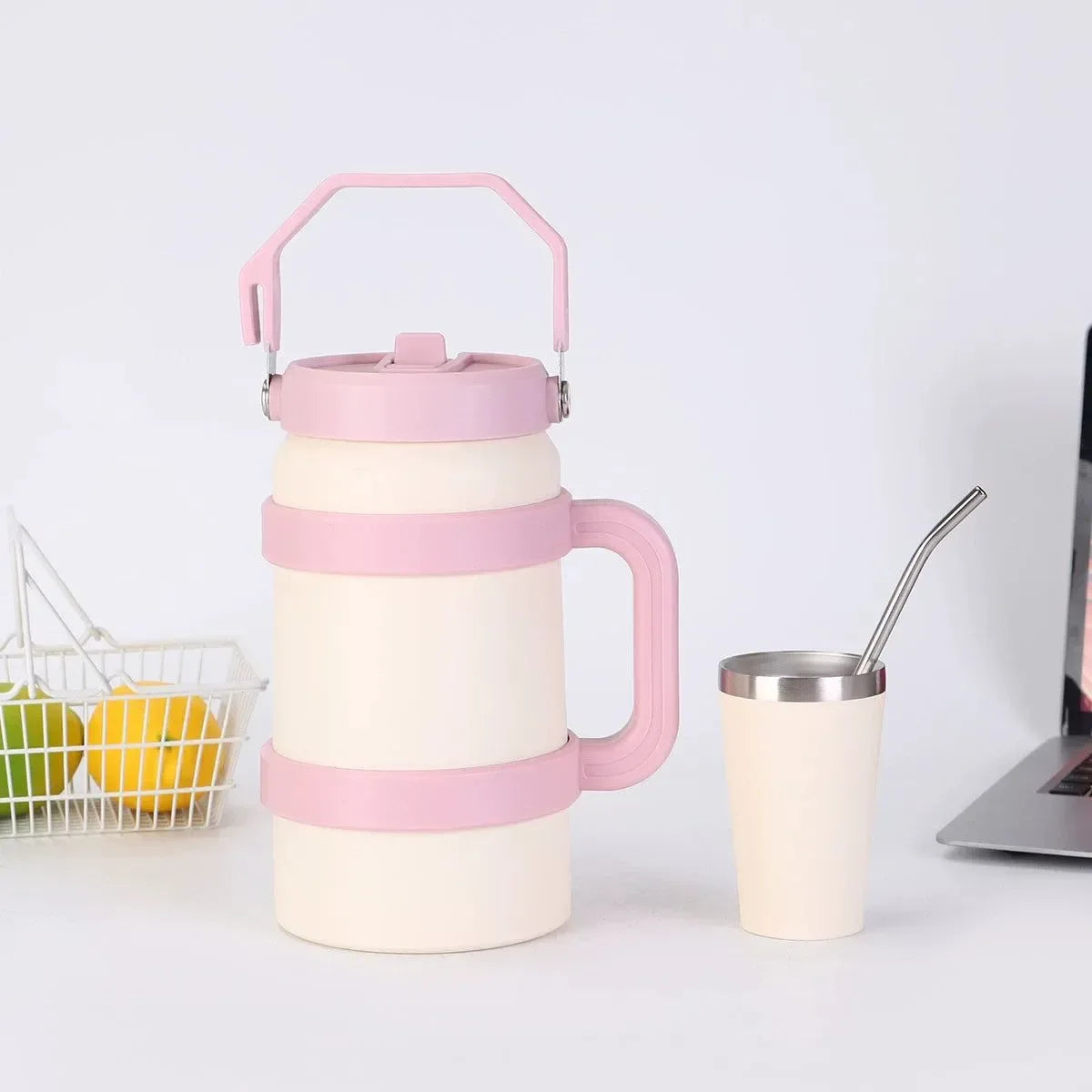 1.2L/1.9L Stainless Steel Thermal Tumbler | 48-Hour Vacuum Insulated Sports Water Bottle for Outdoor Use - Trekker Essentials