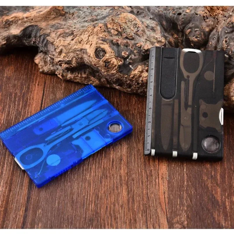 10-In-1 Pocket Credit Card Portable Multi-Tool for Outdoor Survival - Trekker Essentials