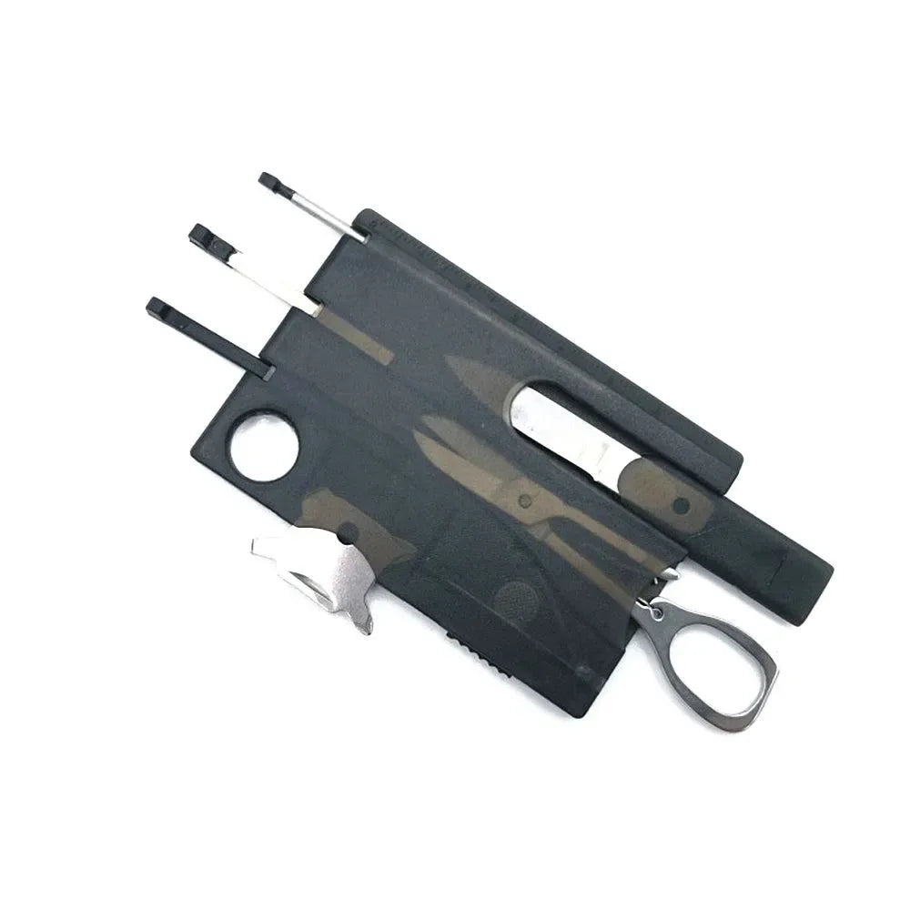 10-In-1 Pocket Credit Card Portable Multi-Tool for Outdoor Survival - Trekker Essentials