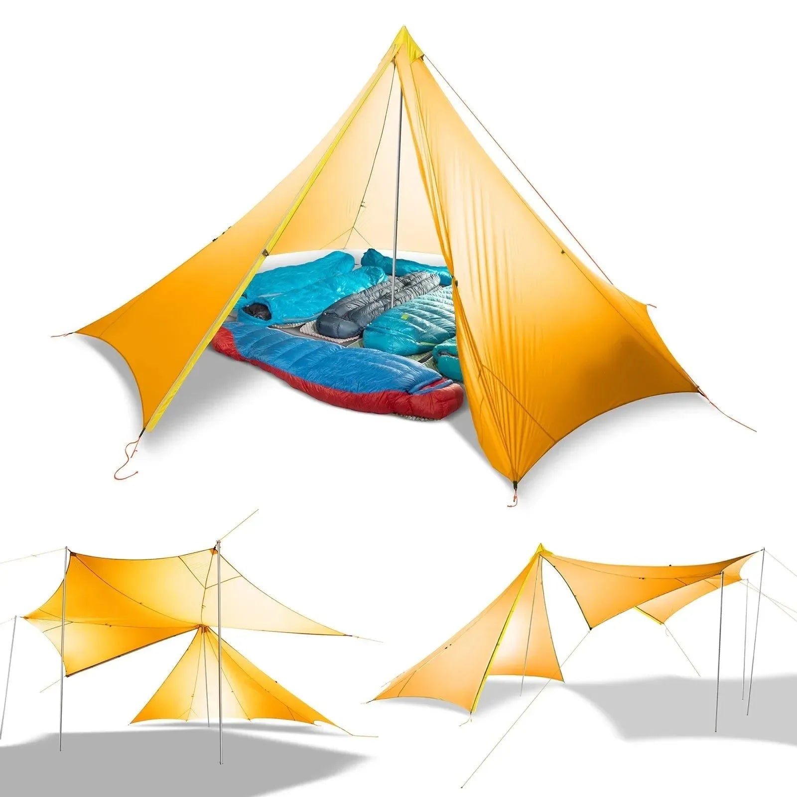 10 Person Ultralight 4 Season Pyramid Camping Tent - Trekker Essentials