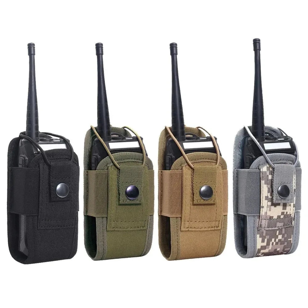 1000D Tactical Molle Radio Walkie Talkie Pouch - Trekker Essentials