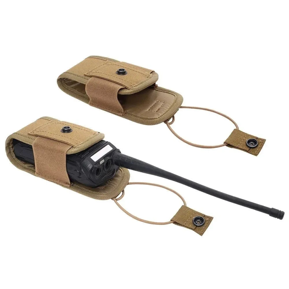 1000D Tactical Molle Radio Walkie Talkie Pouch - Trekker Essentials