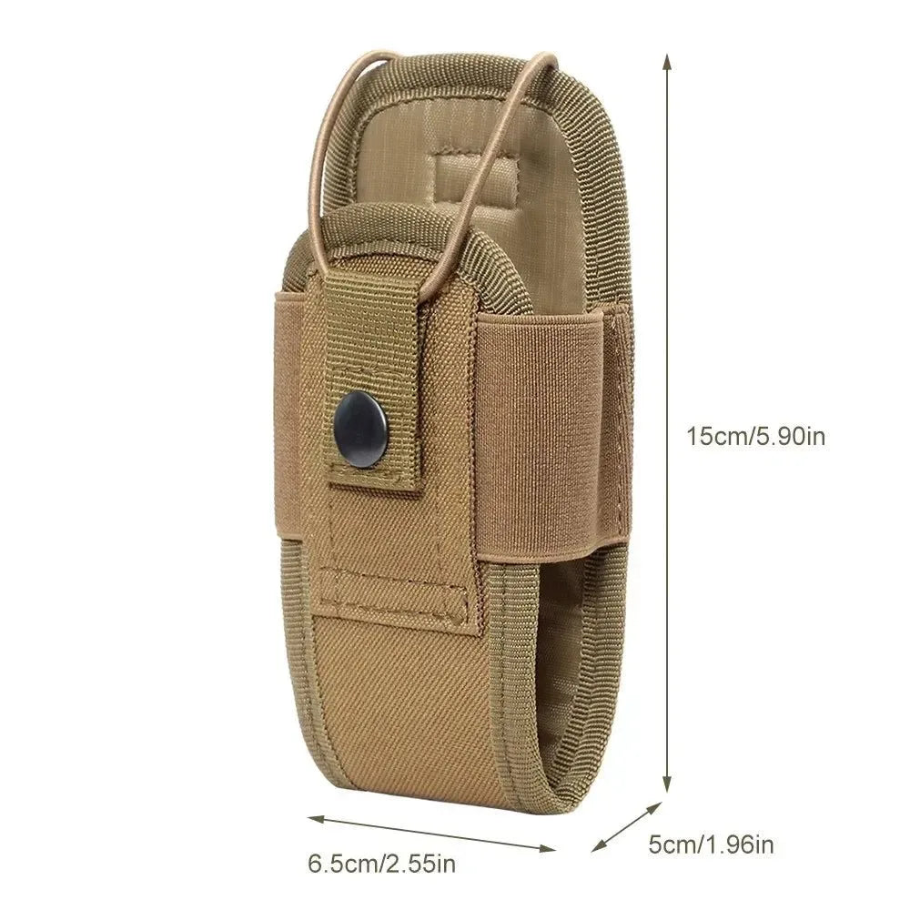 1000D Tactical Molle Radio Walkie Talkie Pouch - Trekker Essentials