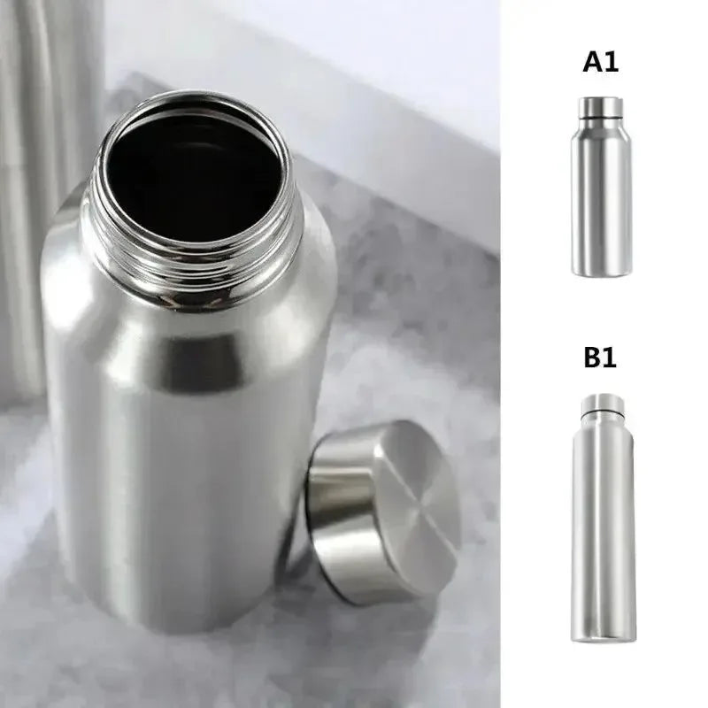 1000ml Stainless Steel Sport Water Bottle - Rugged Metal Flask for Camping, Sports, and Gym - Trekker Essentials