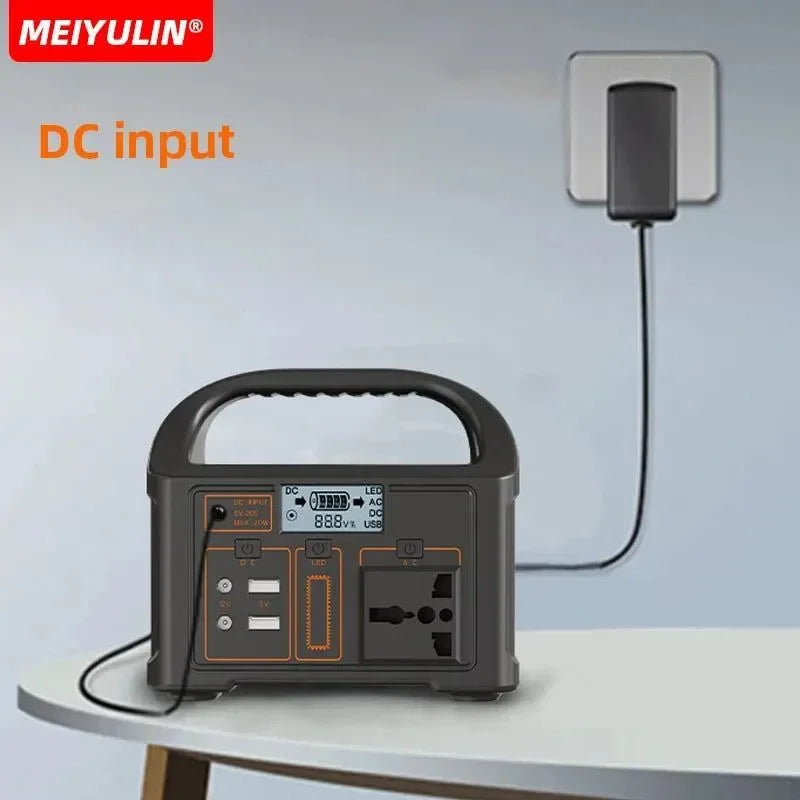 100W Portable LiFePO4 Power Station 24000mAh — Solar Generator with AC/DC/USB for Camping, Home, and Emergency Backup - Trekker Essentials