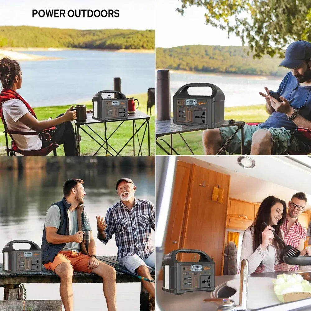 100W Portable Power Station 220V/110V Solar Generator - 24000mAh LiFePO4 Emergency Mobile Power Bank for Camping - Trekker Essentials