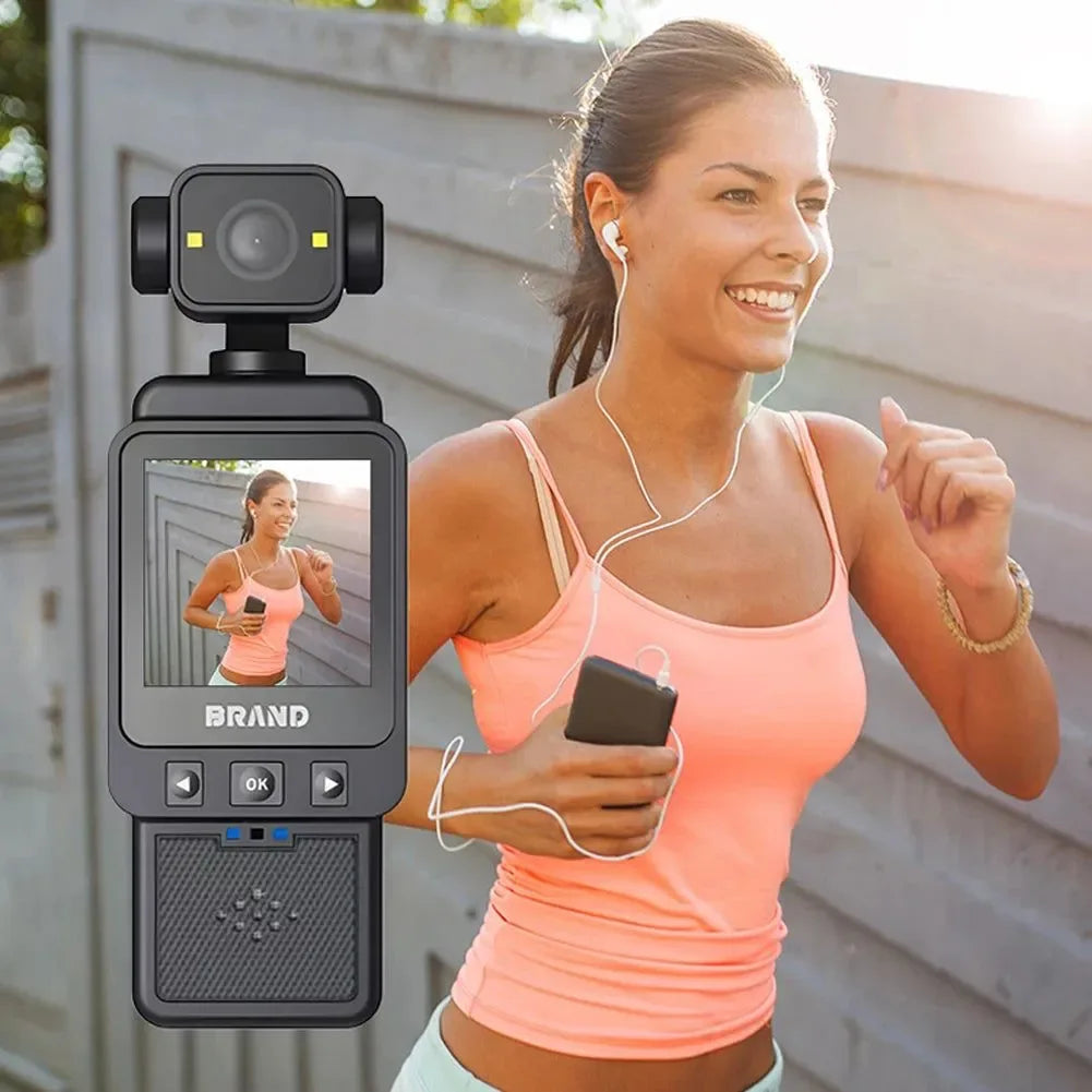 1080P WiFi Action Camera - 180° Rotating Mini Sports Camera with Night Vision for Cycling, Driving & Outdoor Adventures - Trekker Essentials