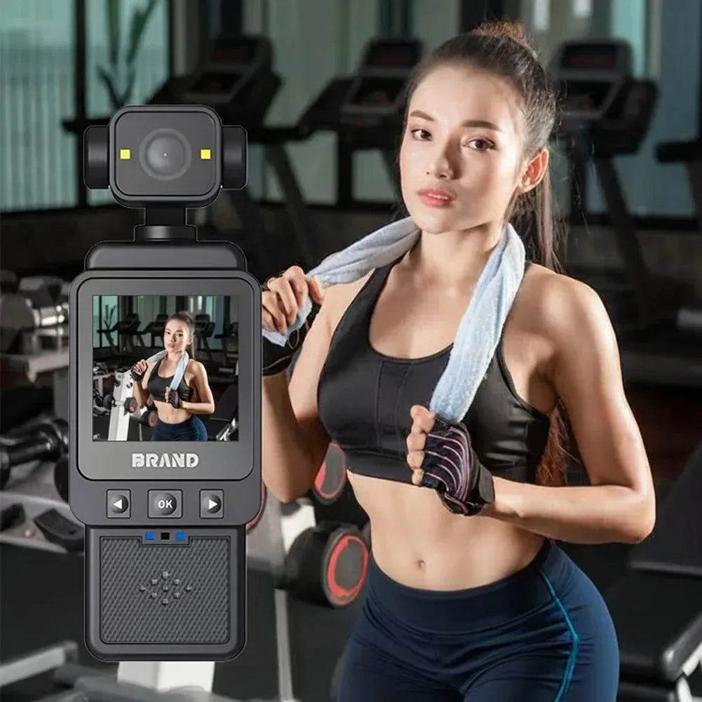 1080P WiFi Action Camera - 180° Rotating Mini Sports Camera with Night Vision for Cycling, Driving & Outdoor Adventures - Trekker Essentials