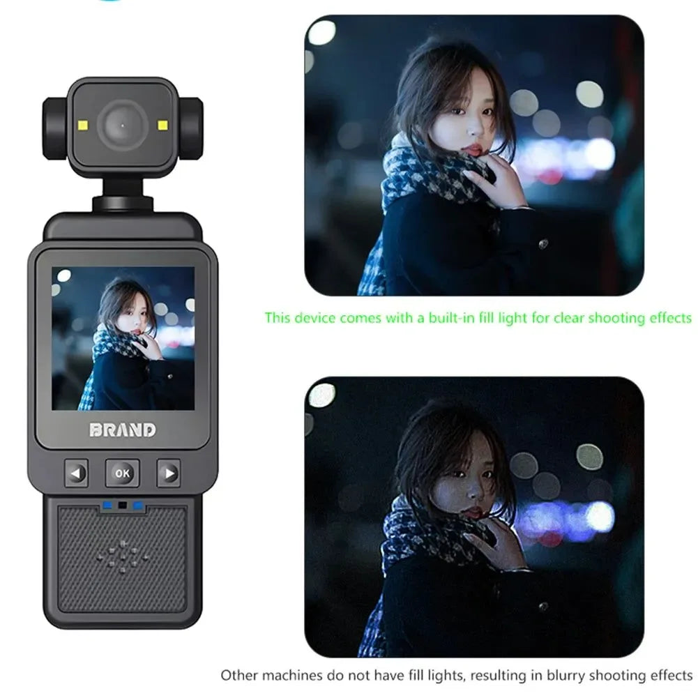 1080P WiFi Action Camera - 180° Rotating Mini Sports Camera with Night Vision for Cycling, Driving & Outdoor Adventures - Trekker Essentials