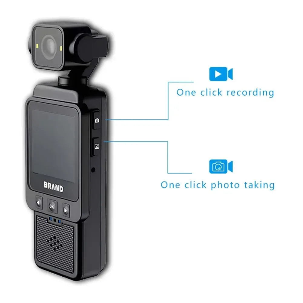 1080P WiFi Action Camera - 180° Rotating Mini Sports Camera with Night Vision for Cycling, Driving & Outdoor Adventures - Trekker Essentials