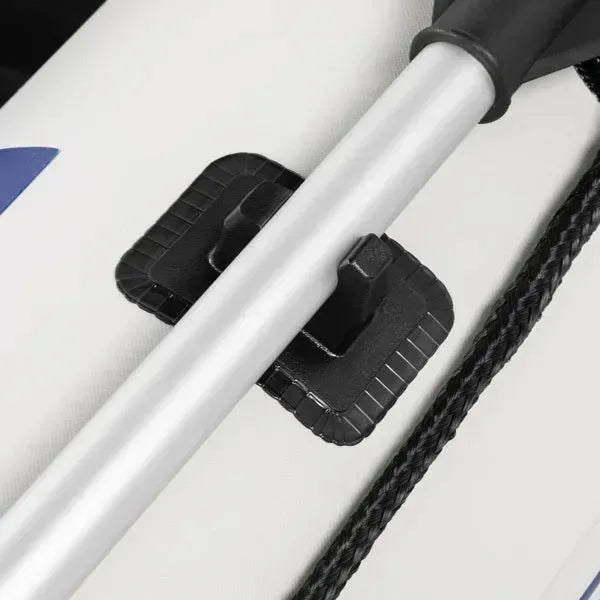 10ft Heavy-Duty Inflatable Boat with Hard Deck, 330kg Capacity for Fishing & Recreation - Trekker Essentials