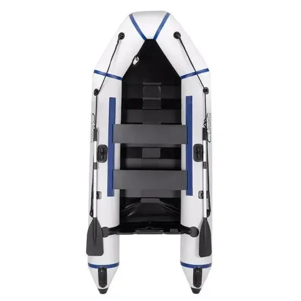 10ft Heavy-Duty Inflatable Boat with Hard Deck, 330kg Capacity for Fishing & Recreation - Trekker Essentials