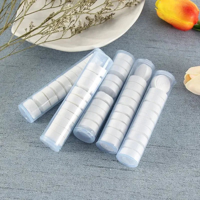 10pcs Compressed Mini Disposable Towels - Non-Woven Fabric Magical Towels for Outdoor Travel, Camping, Fishing, and Face Cleaning - Trekker Essentials