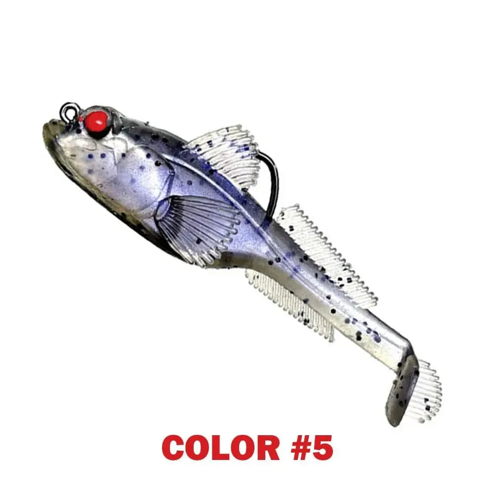 10pcs Goby Lure Jig Set – 9g/12g/18g Soft Swimbait for Pike & Bass Fishing - Trekker Essentials