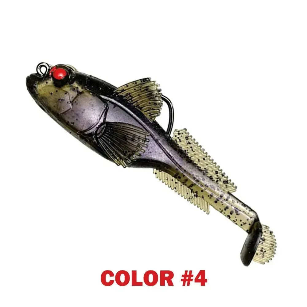 10pcs Goby Lure Jig Set – 9g/12g/18g Soft Swimbait for Pike & Bass Fishing - Trekker Essentials