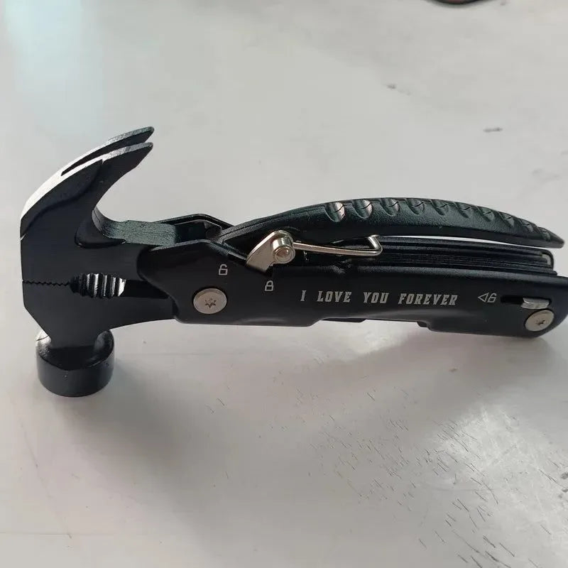 12-in-1 Multi-Tool Pocket Tool – Ultimate Camping & Survival Gear, Perfect Gift for Men - Trekker Essentials