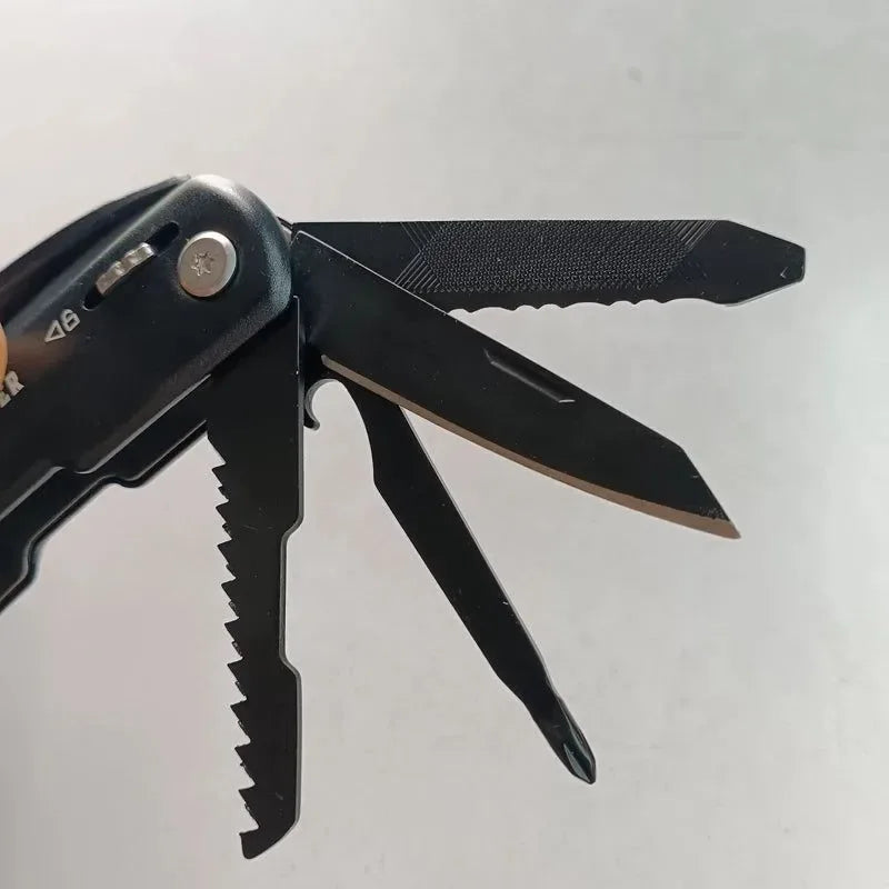12-in-1 Multi-Tool Pocket Tool – Ultimate Camping & Survival Gear, Perfect Gift for Men - Trekker Essentials