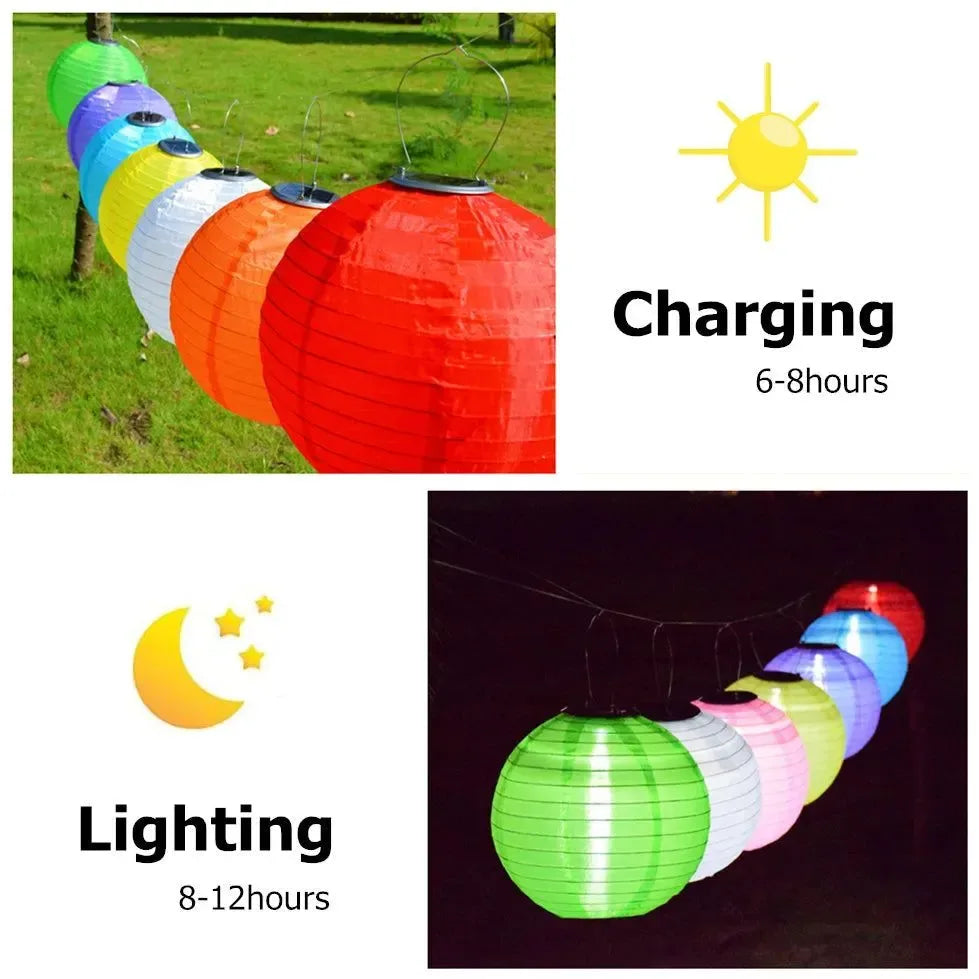 12-Inch Solar Garden Lantern Light - Trekker Essentials