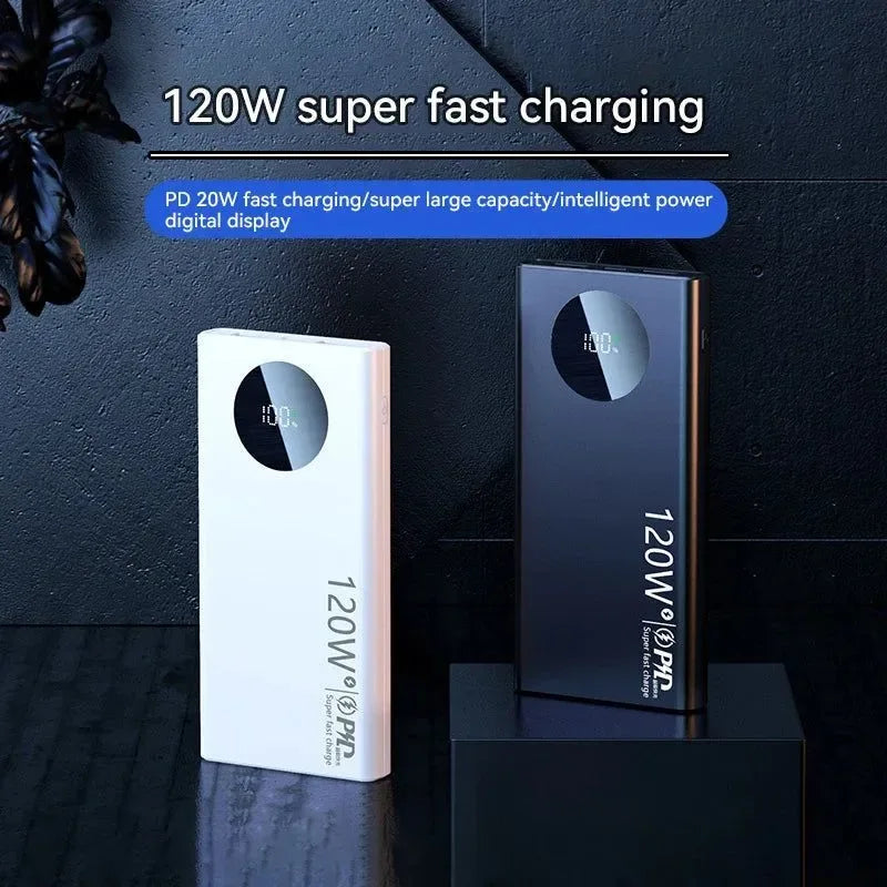 120W Super Fast Charging 50000 mAh Power Bank - Trekker Essentials