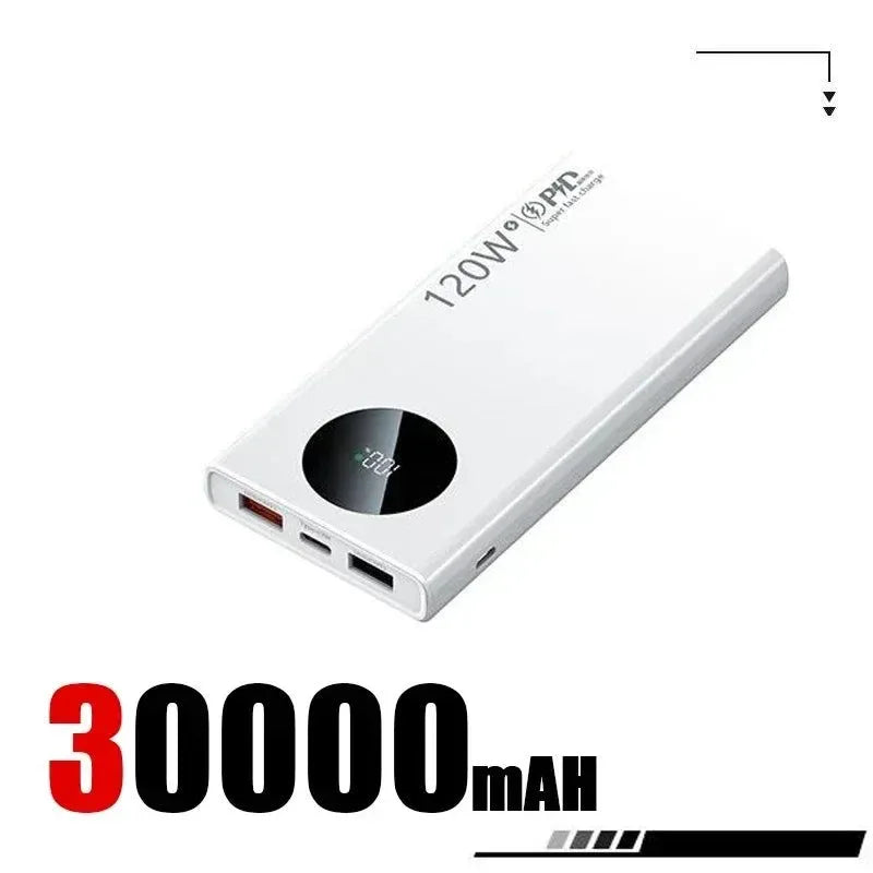 120W Super Fast Charging 50000 mAh Power Bank - Trekker Essentials