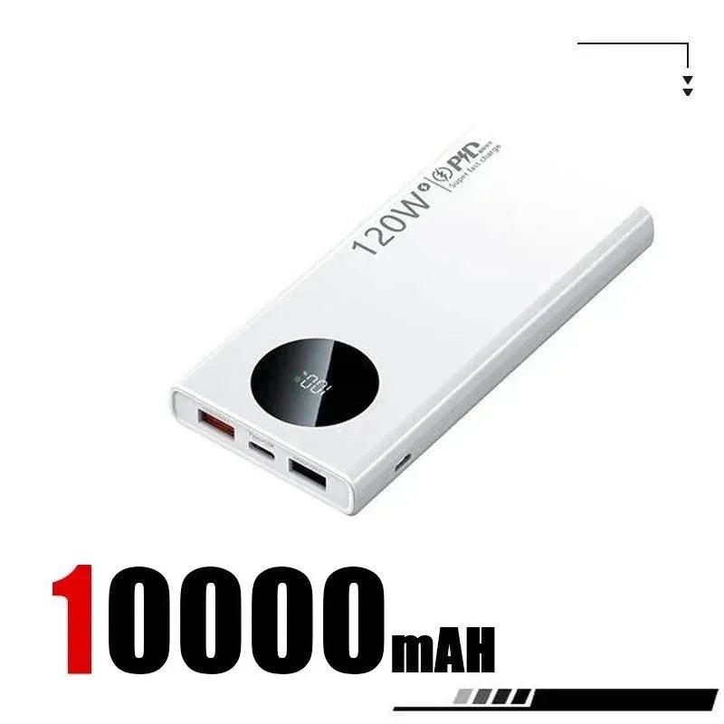 120W Super Fast Charging 50000 mAh Power Bank - Trekker Essentials