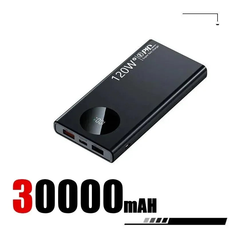 120W Super Fast Charging 50000 mAh Power Bank - Trekker Essentials