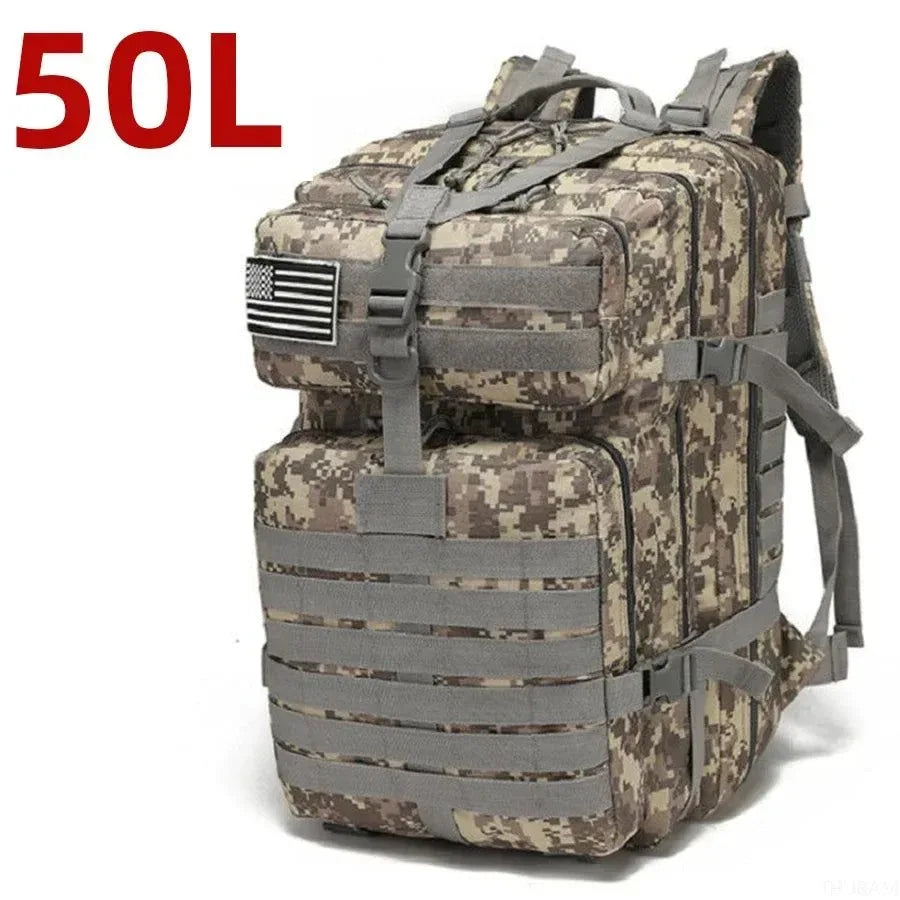13-Inch / 17.3-Inch Waterproof Tactical Backpack - Trekking, Fishing, Hunting, Camping, and Hiking Bag - Trekker Essentials