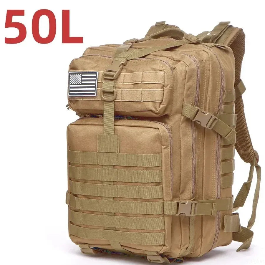 13-Inch / 17.3-Inch Waterproof Tactical Backpack - Trekking, Fishing, Hunting, Camping, and Hiking Bag - Trekker Essentials