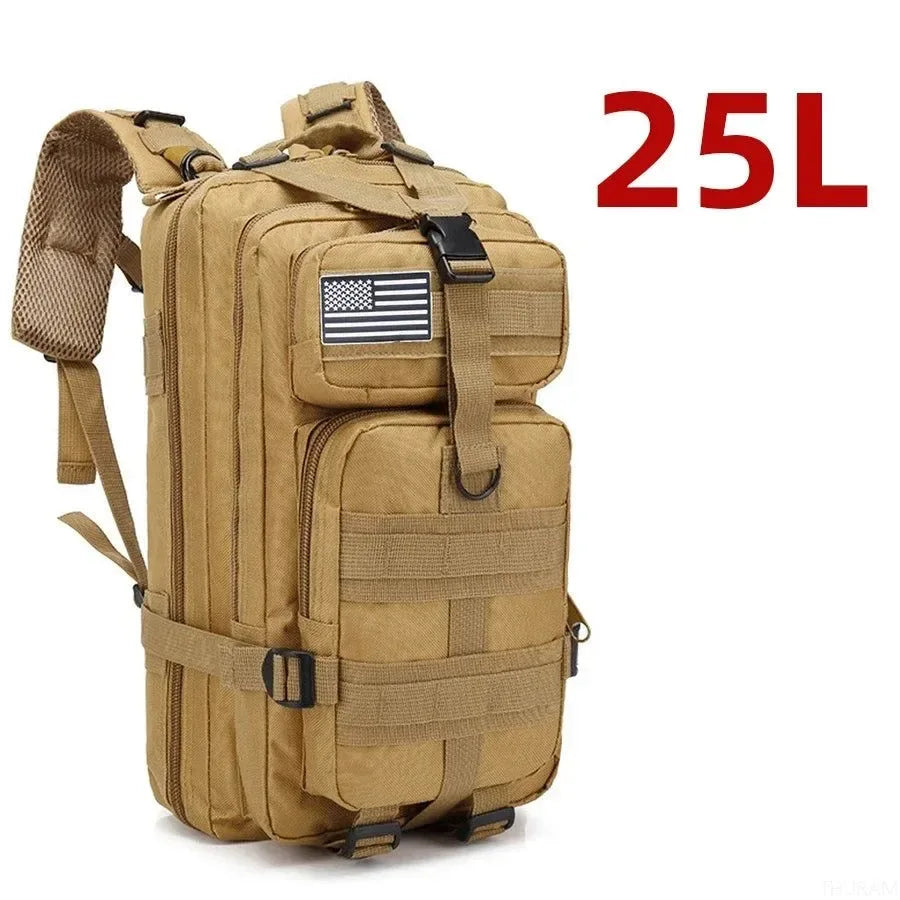 13-Inch / 17.3-Inch Waterproof Tactical Backpack - Trekking, Fishing, Hunting, Camping, and Hiking Bag - Trekker Essentials