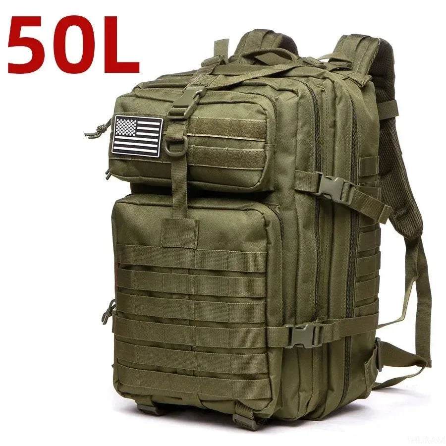 13-Inch / 17.3-Inch Waterproof Tactical Backpack - Trekking, Fishing, Hunting, Camping, and Hiking Bag - Trekker Essentials