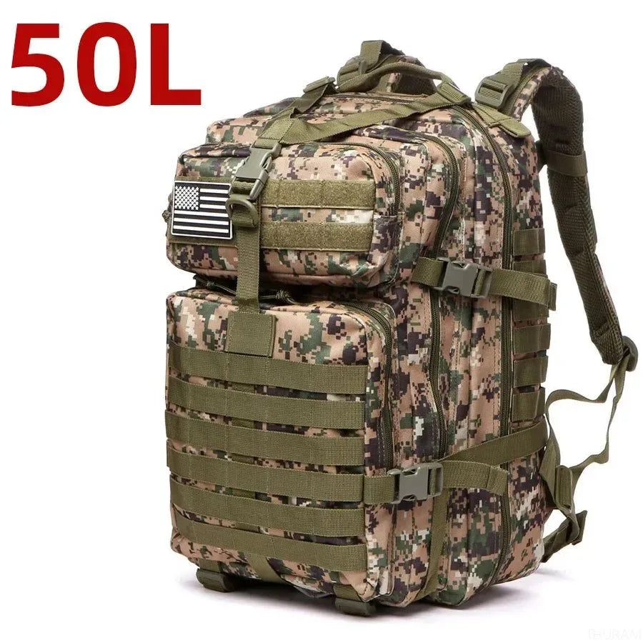 13-Inch / 17.3-Inch Waterproof Tactical Backpack - Trekking, Fishing, Hunting, Camping, and Hiking Bag - Trekker Essentials