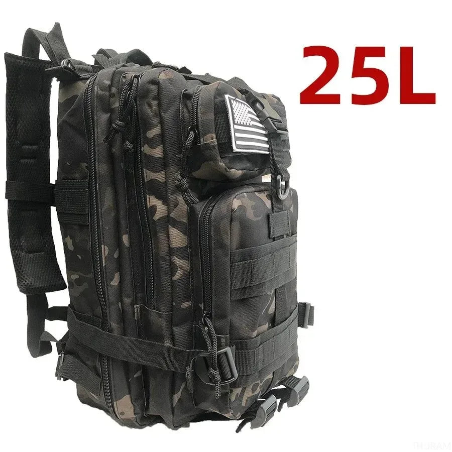 13-Inch / 17.3-Inch Waterproof Tactical Backpack - Trekking, Fishing, Hunting, Camping, and Hiking Bag - Trekker Essentials