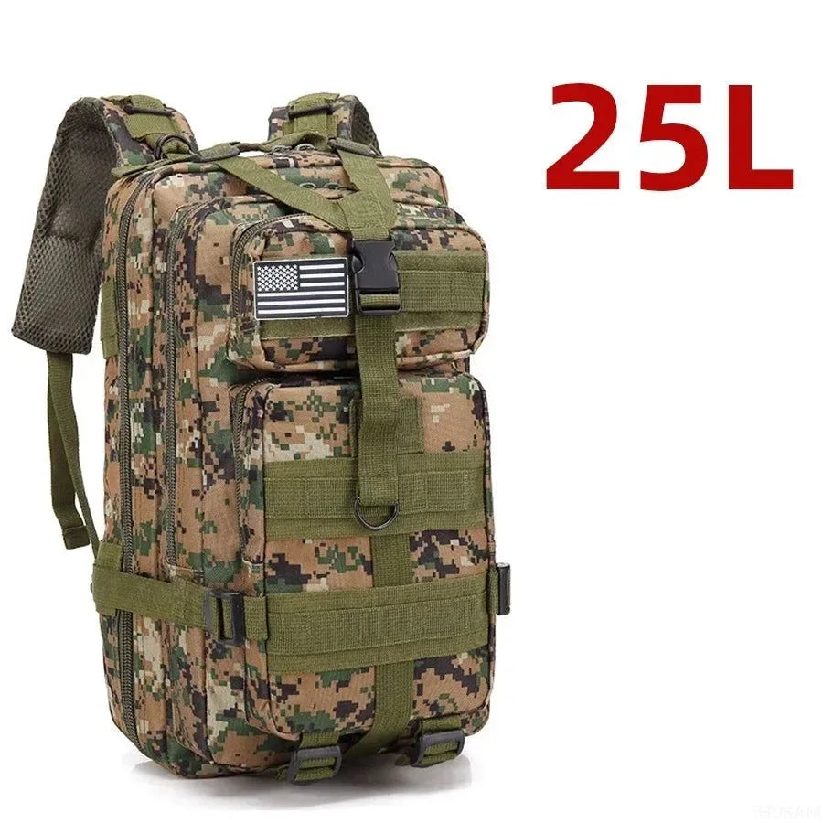 13-Inch / 17.3-Inch Waterproof Tactical Backpack - Trekking, Fishing, Hunting, Camping, and Hiking Bag - Trekker Essentials