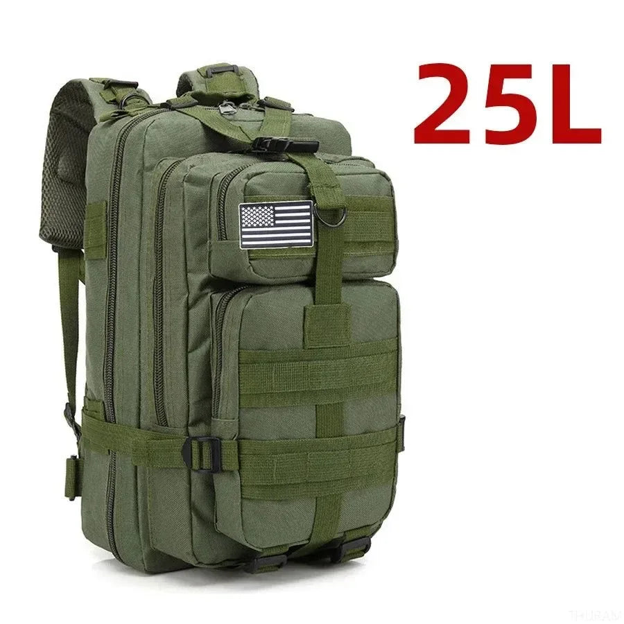 13-Inch / 17.3-Inch Waterproof Tactical Backpack - Trekking, Fishing, Hunting, Camping, and Hiking Bag - Trekker Essentials